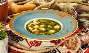 Mushroom-onion-garlic-green-Mashroom-Soup