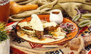 pork-and-beef-kebab-with-sulguni-cheese​